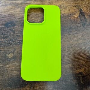 Lime Green iPhone 15 Pro Max Case MagSafe